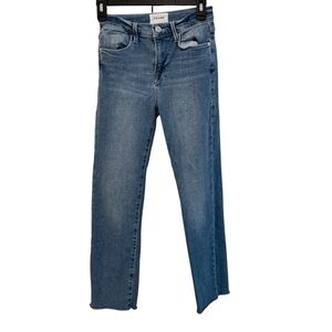 Frame Denim Women's Classic Blue Straight Leg Jeans